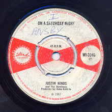 Justin Hinds & The Dominoes : On A Saturday Night / Save A Bread (7", Single)