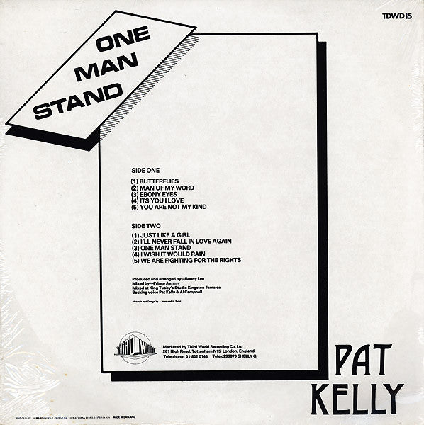 Pat Kelly : One Man Stand (LP, Album)
