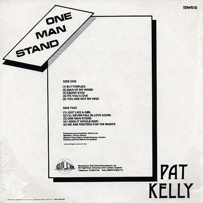 Pat Kelly : One Man Stand (LP, Album)