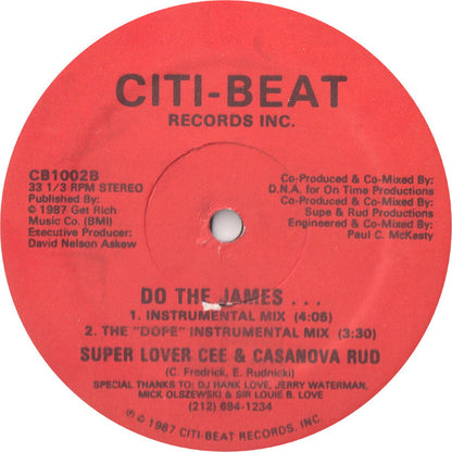 Super Lover Cee & Casanova Rud : Do The James... (12")