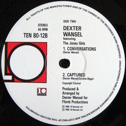 Dexter Wansel Featuring The Jones Girls : Captured (12")