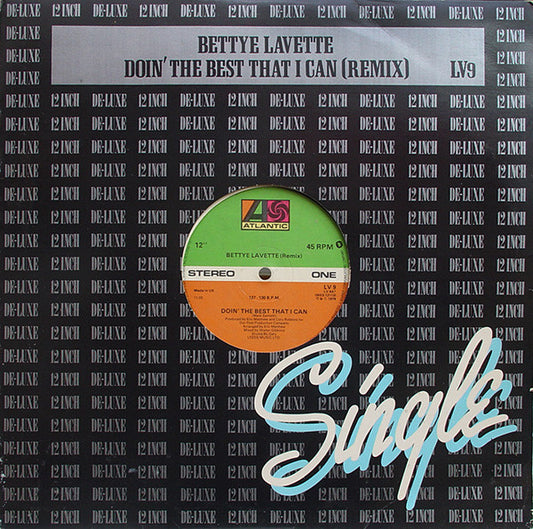 Bettye Lavette : Doin' The Best That I Can (Remix) (12", Single)