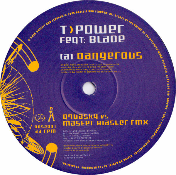 T>Power* Feat: Blade (3) : Dangerous (12")