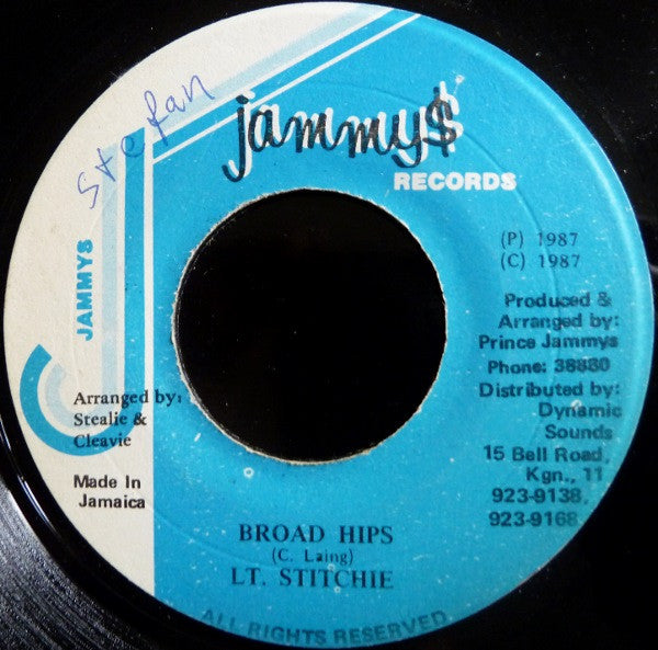 Lieutenant Stitchie : Broad Hips (7")