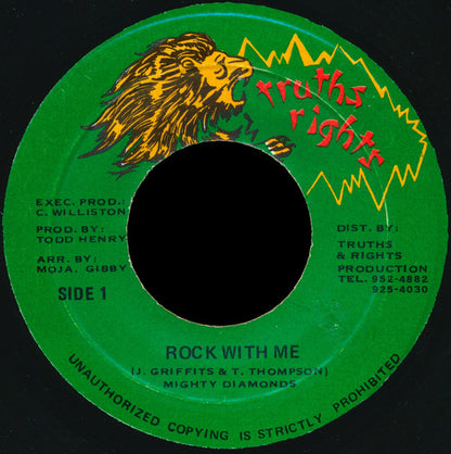 The Mighty Diamonds : Rock With Me (7")