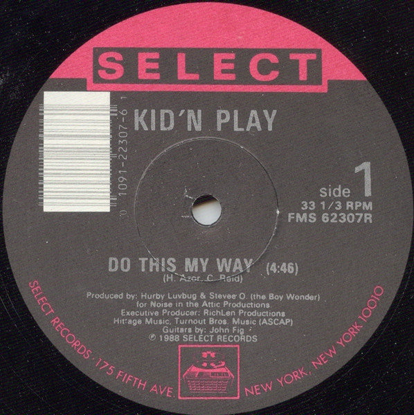 Kid 'N' Play : Do This My Way (12", Single)