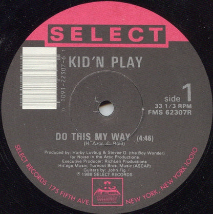 Kid 'N' Play : Do This My Way (12", Single)