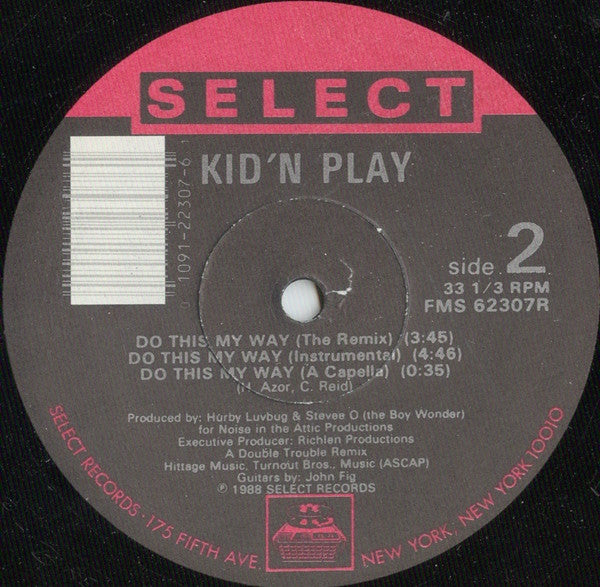 Kid 'N' Play : Do This My Way (12", Single)