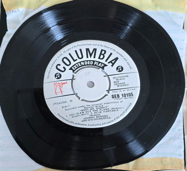 Johnny Hodges And His Orchestra : Meet Mr. Rabbit (7", EP)