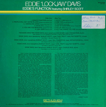 Eddie "Lockjaw" Davis Featuring Shirley Scott : Eddie's Function (LP, Comp)