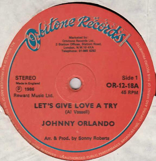 Johnny Orlando : Let's Give Love A Try (12")