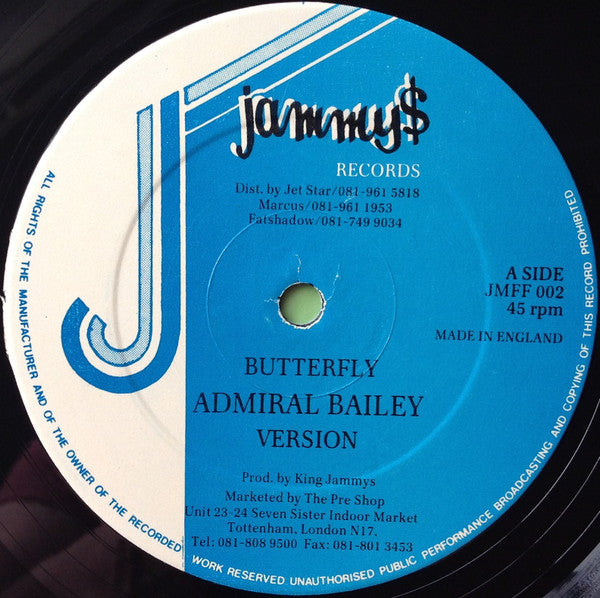 Admiral Bailey / Bounty Killer / African : Butterfly / Woman You Fresh / Goodbody Girl (12")