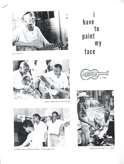 Various : I Have To Paint My Face (LP, Comp, Mono)