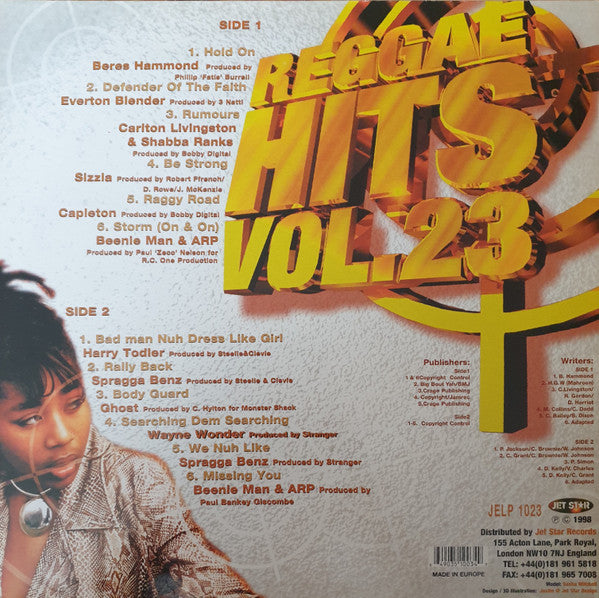 Various : Reggae Hits Vol.23 (LP, Comp)