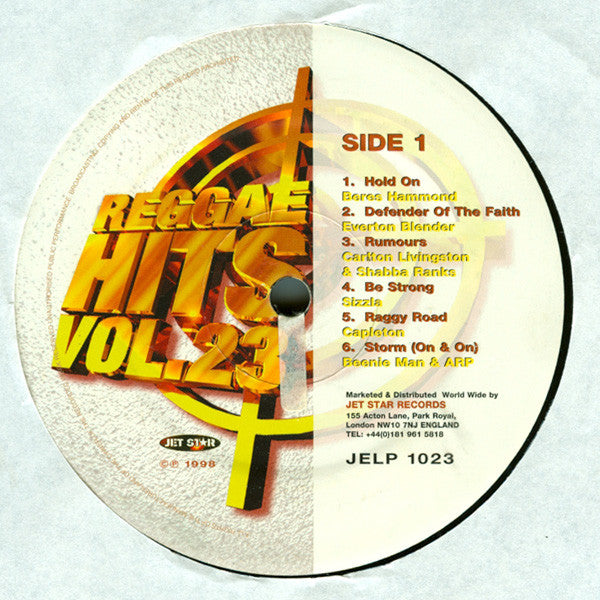 Various : Reggae Hits Vol.23 (LP, Comp)