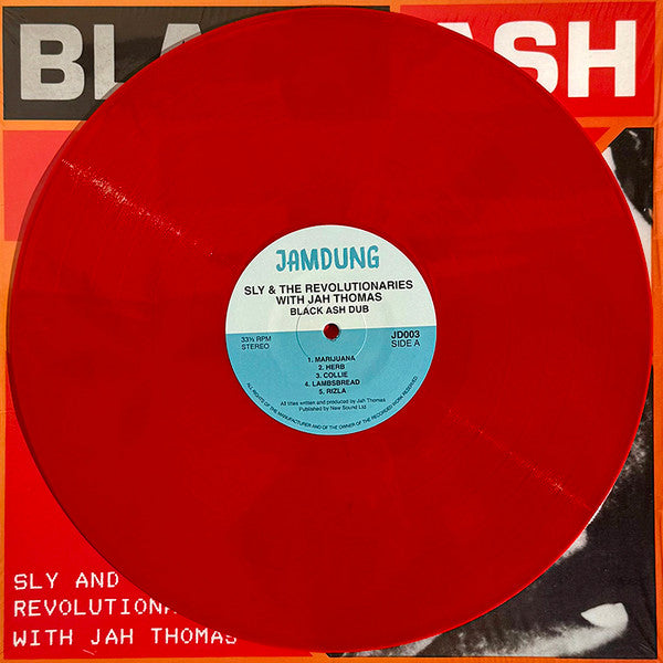 Sly & The Revolutionaries With Jah Thomas : Black Ash Dub (LP, Ltd, RE, Red)