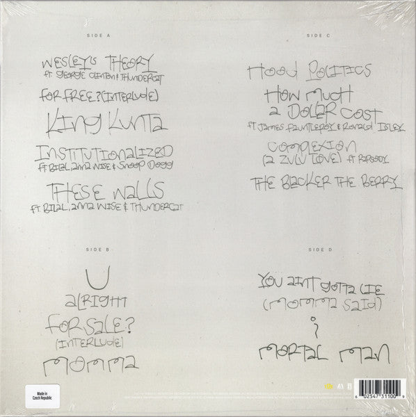 Kendrick Lamar : To Pimp A Butterfly (2xLP, Album, RP, Gat)