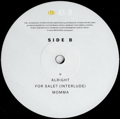 Kendrick Lamar : To Pimp A Butterfly (2xLP, Album, RP, Gat)