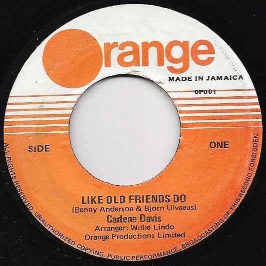 Carlene Davis : Like Old Friends Do (7", Single)
