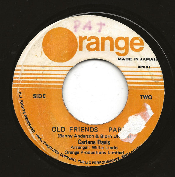 Carlene Davis : Like Old Friends Do (7", Single)