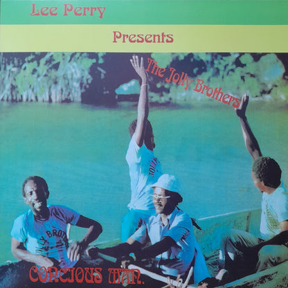 Lee Perry Presents The Jolly Brothers : Concious Man (LP, Album, RP)