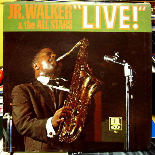 Junior Walker & The All Stars : Jr. Walker & The All Stars "Live" (LP, Mono)