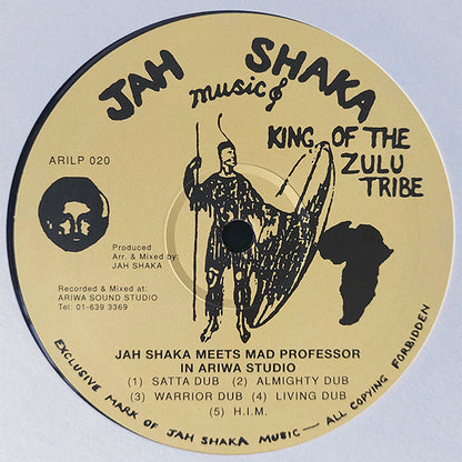 Jah Shaka Meets Mad Professor : At Ariwa Sounds (LP, Album, RE, Ind)
