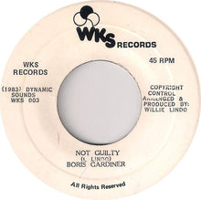 Boris Gardiner : Guilty (7")