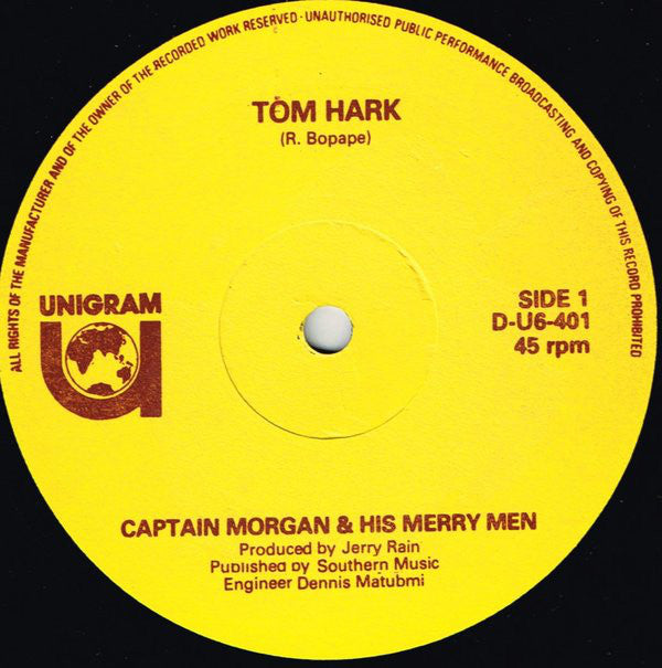 Captain Morgan And His Merry Men : Tom Hark (12", Single)