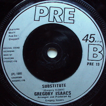 Gregory Isaacs : Front Door (7", Single)