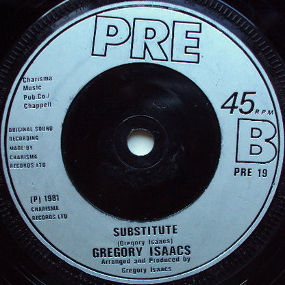 Gregory Isaacs : Front Door (7", Single)