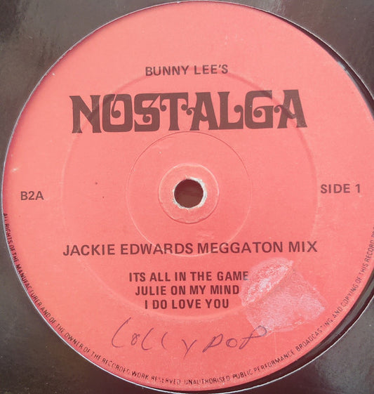 Jackie Edwards : Meggaton Mix (LP, Red)