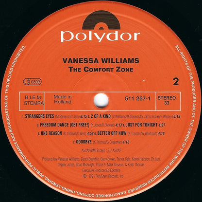 Vanessa Williams : The Comfort Zone (LP, Album)