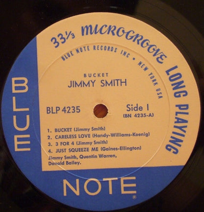 Jimmy Smith : Bucket (LP, Album, Mono)
