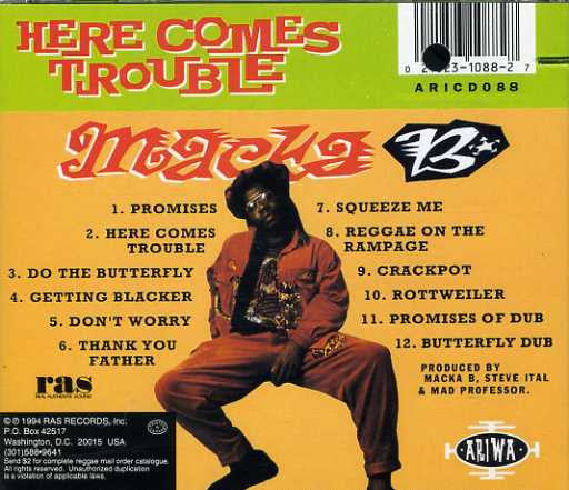 Macka B : Here Comes Trouble (CD, Album)
