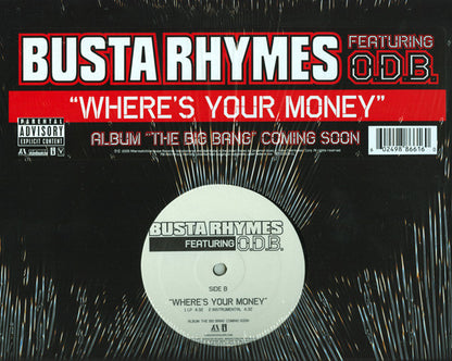 Busta Rhymes Featuring O.D.B.* : Where's Your Money (12")