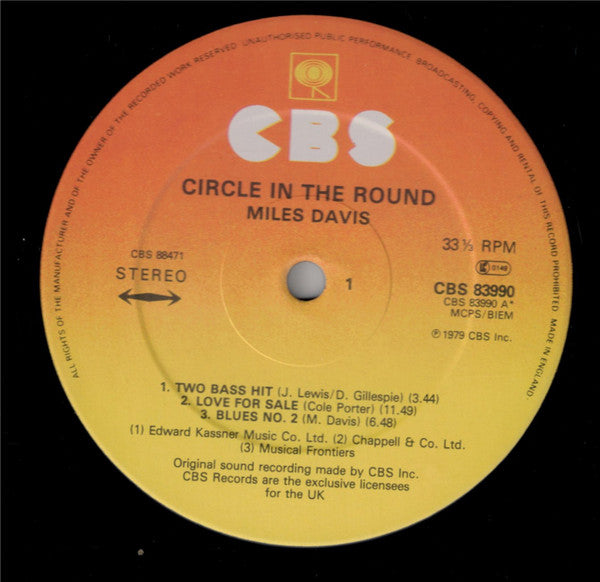 Miles Davis : Circle In The Round (2xLP, Comp)