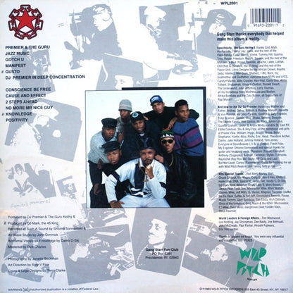 Gang Starr : No More Mr. Nice Guy (LP, Album)