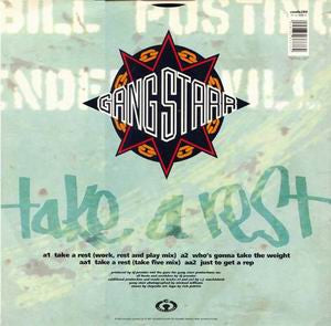 Gang Starr : Take A Rest / Who's Gonna Take The Weight (12", Single)