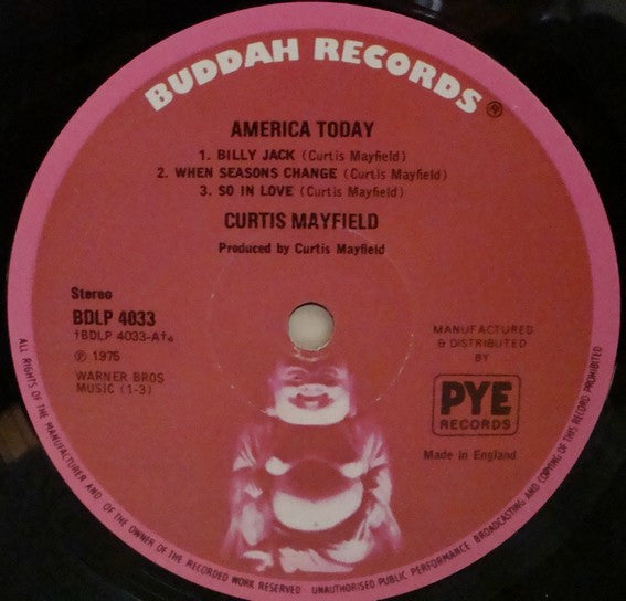 Curtis Mayfield : There's No Place Like America Today (LP, Album)