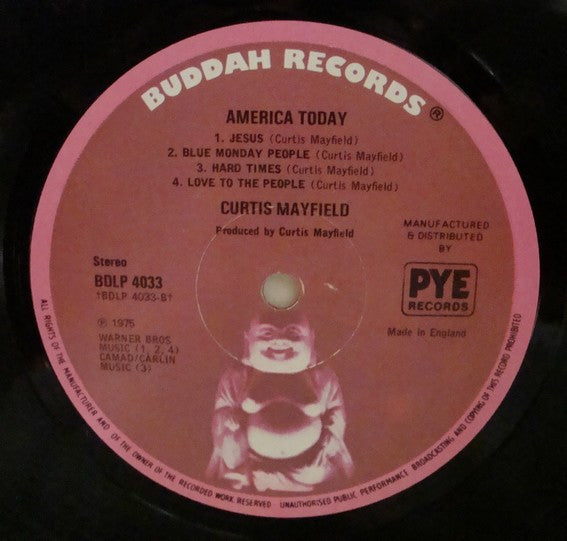 Curtis Mayfield : There's No Place Like America Today (LP, Album)