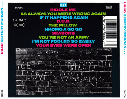 UB40 : Geffery Morgan (CD, Album)