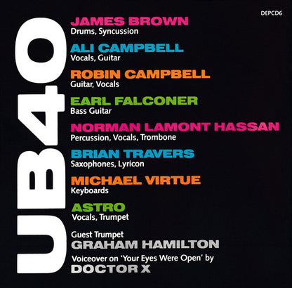 UB40 : Geffery Morgan (CD, Album)