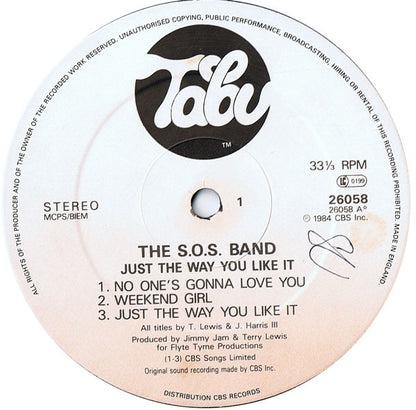 The S.O.S. Band : Just The Way You Like It (LP, Album)