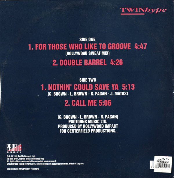 Twin Hype : The Double Barrel EP (12", EP)