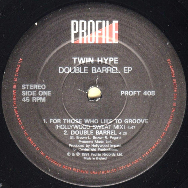 Twin Hype : The Double Barrel EP (12", EP)