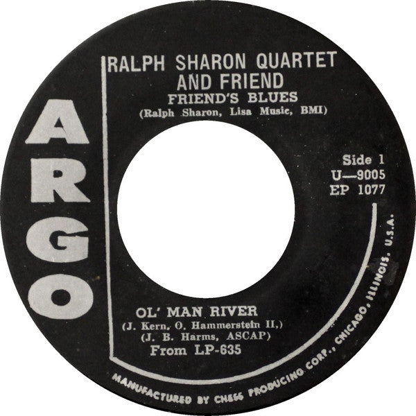 Ralph Sharon Quartet And Friend : 2:38 a.m. (7", EP)