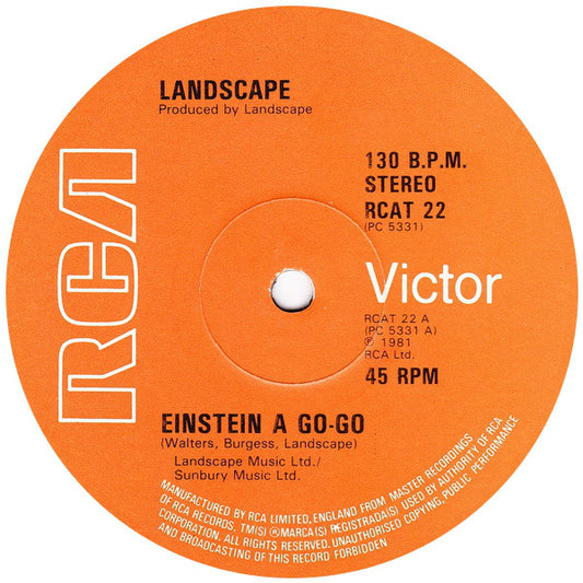 Landscape : Einstein A Go-Go (12")