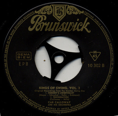 Cab Calloway And His Orchestra : 1931 - Kings Of Swing Vol. 2 (7", EP)