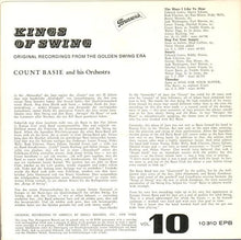 Count Basie And His Orchestra* : Kings Of Swing Vol. 10 (7", EP)